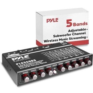 Pyle Black 5-Band Car Audio Equalizer